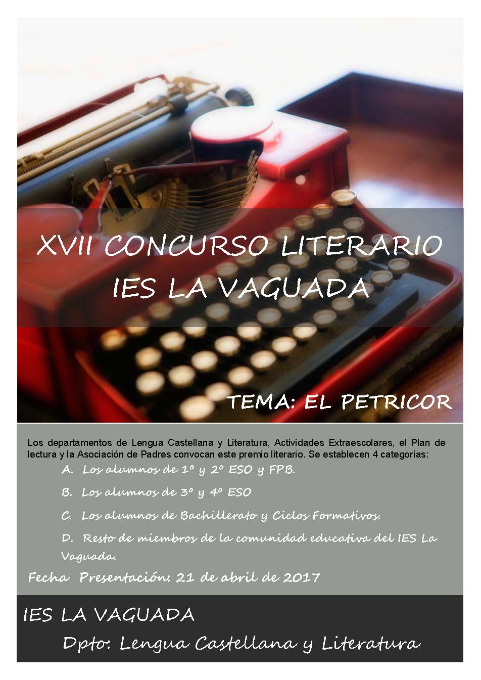 cartel concurso 2017